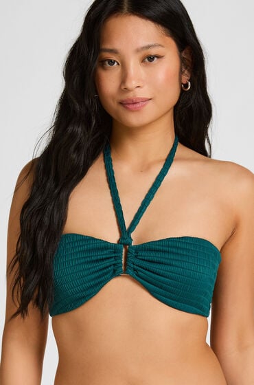 Hunkemöller Bandeau Bikinitop St Kitts Grøn