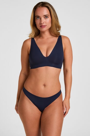 Hunkemöller Super Comfort Thong Blå