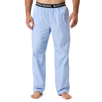 Björn Borg Core Woven Logo Pyjama Pants Lyseblå bomuld Small Herre