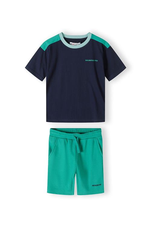 MINOTI Sæt  navy / grøn