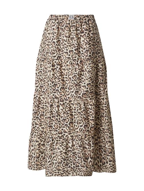 Noisy may Nederdel 'NMFreja'  camel / mørkebeige / sort