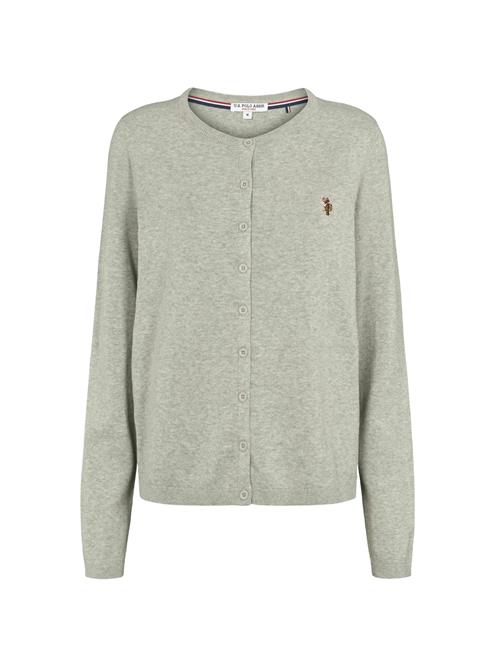 U.S. POLO ASSN. Cardigan 'UWKimmi'  grå-meleret