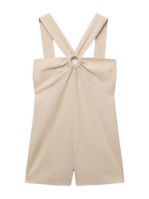 MANGO Jumpsuit 'SUPER'  beige