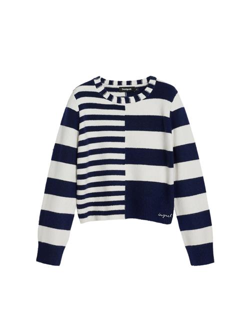 Desigual Pullover  mørkeblå / hvid