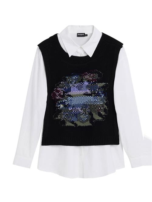 Desigual Bluse  sort / hvid
