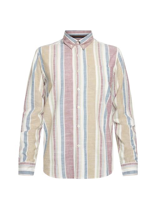 Signal Skjorte 'Pilu'  mørkebeige / lyseblå / lys rød / hvid