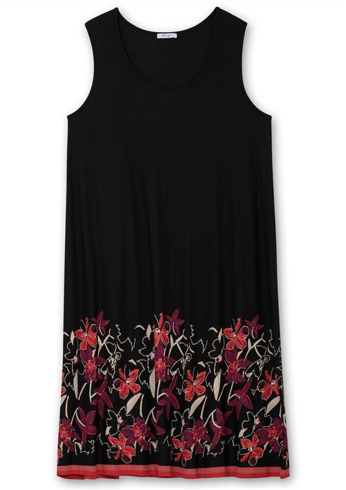 SHEEGO Kjole  grøn / lilla / mørk pink / sort