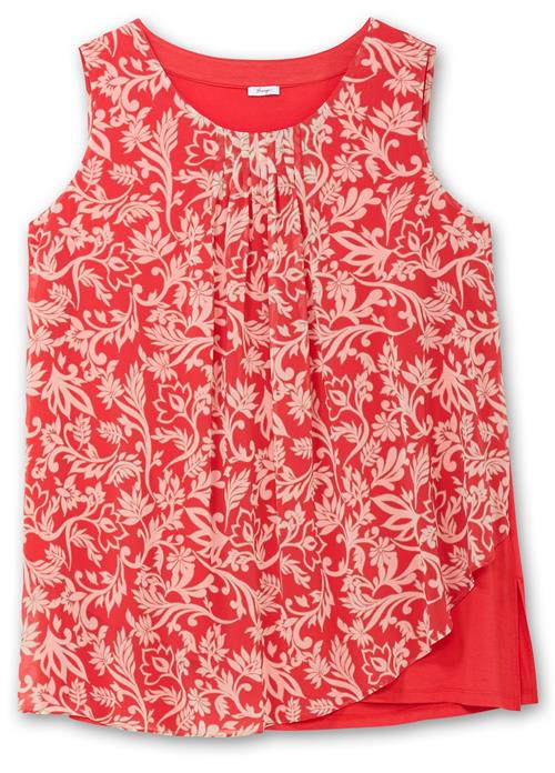 SHEEGO Bluse  brandrød / lys rød