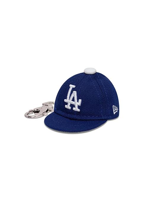 NEW ERA Nøglering 'Mini Cap LA Dodgers'  mørkeblå / sølv / hvid