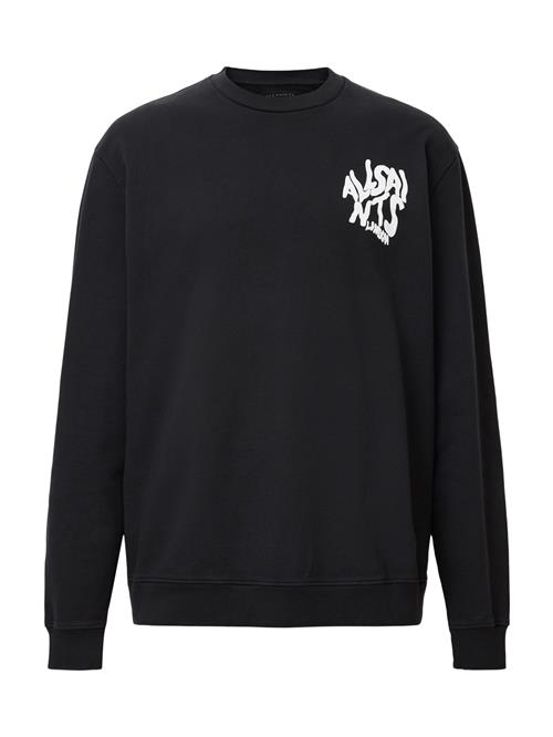 AllSaints Sweatshirt  sort / hvid