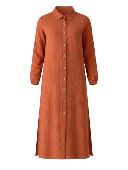 WENOR Bluse 'Nergis'  orangerød