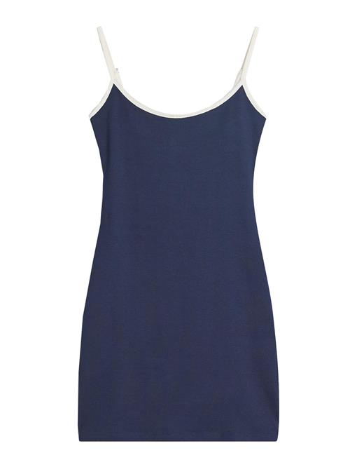 Bershka Kjole  navy / hvid