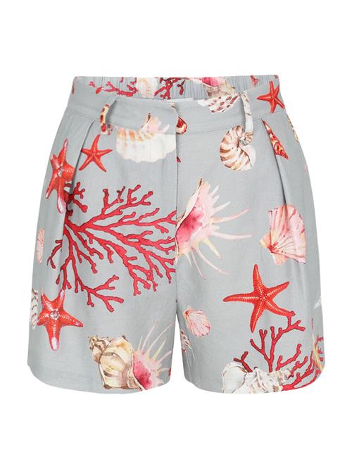 Guido Maria Kretschmer Women Bukser med lægfolder 'Gwen'  lyseblå / brun / rød / hvid