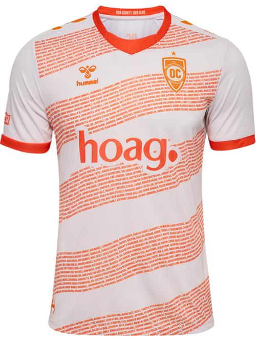 Hummel Fodboldtrøje  mandarin / mørkeorange / hvid