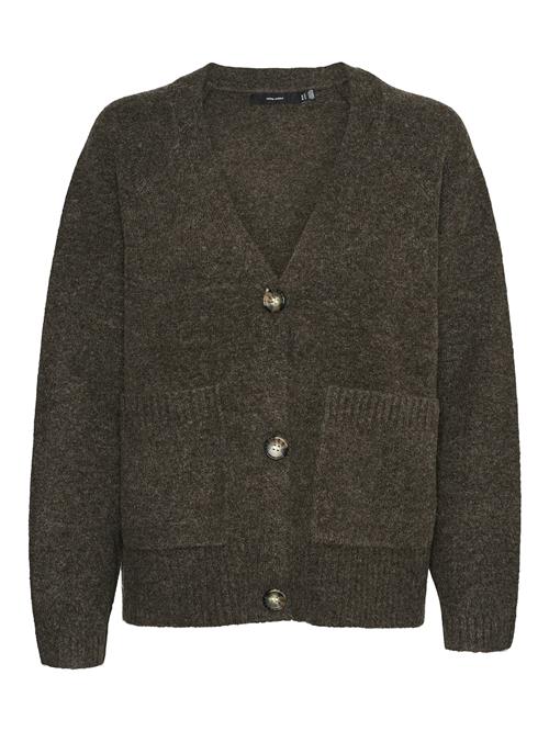 VERO MODA Cardigan 'VMBOOM'  mørkebrun