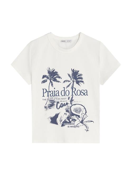 Bershka Shirts  marin / offwhite