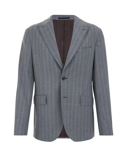 van Gils Jakke  brun / lysegrå / mørkegrå