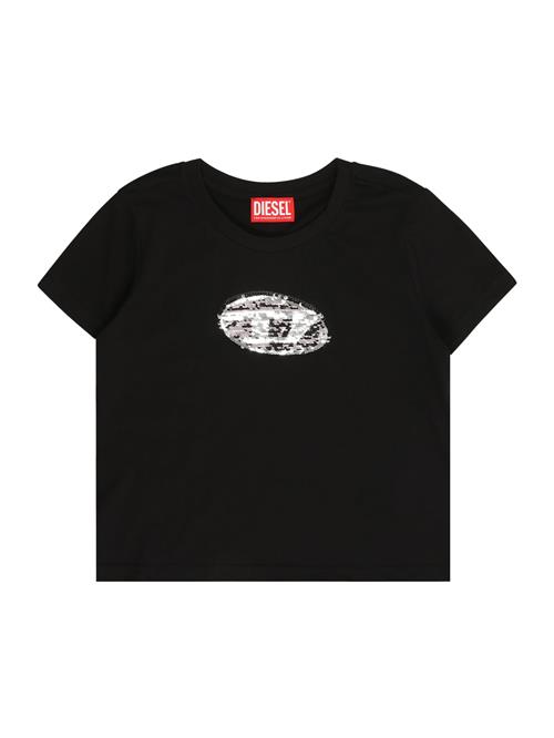 DIESEL Bluser & t-shirts  grå / sort / hvid