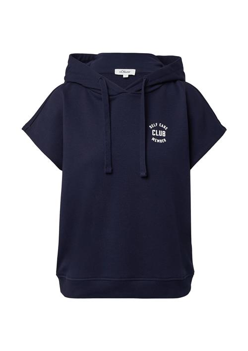 s.Oliver Sweatshirt  marin / hvid