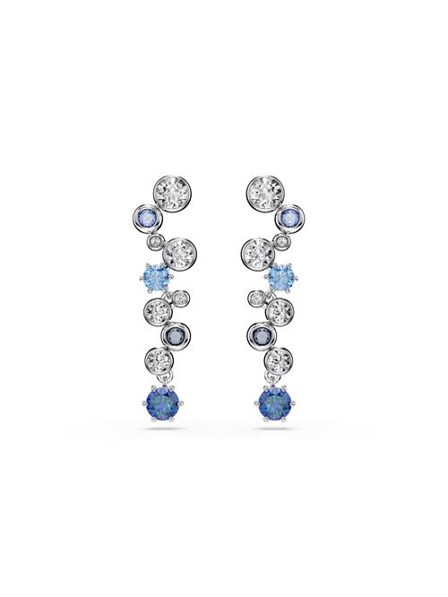 Swarovski Øreringe 'Constella'  navy / lyseblå / sølv