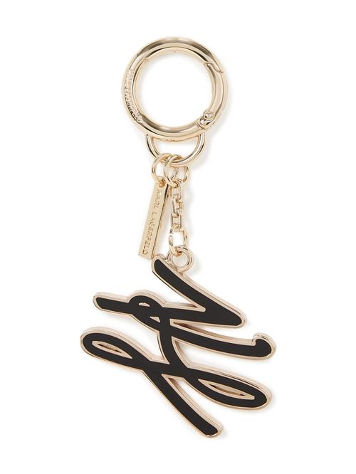 Karl Lagerfeld Nøglering 'Autograph'  guld / sort