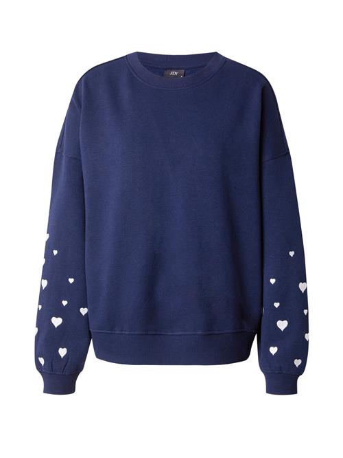 JDY Sweatshirt 'JDYMesa'  natblå / hvid