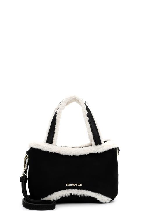 Emily & Noah Håndtaske 'Heiderose'  sort / hvid