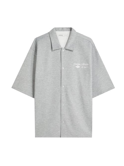 Bershka Skjorte  lysegrå