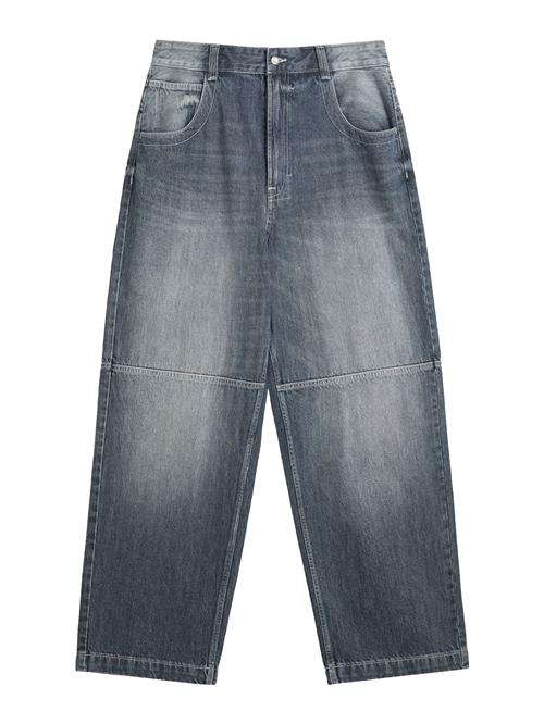 Bershka Jeans  mørkeblå / hvid