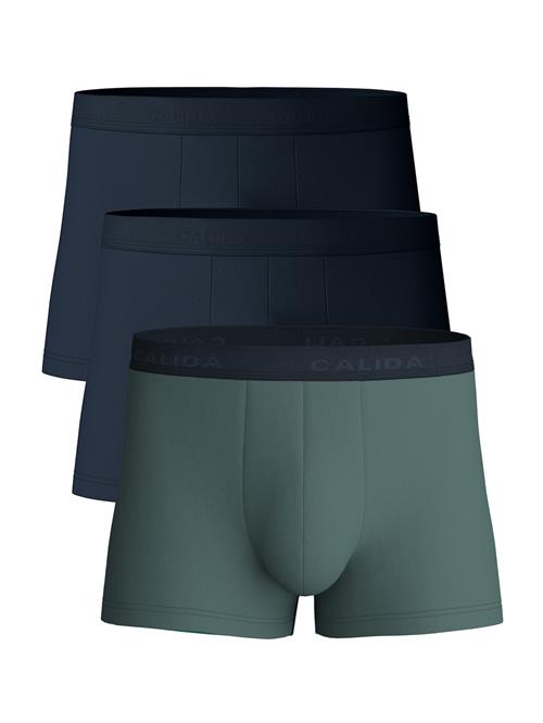 CALIDA Boksershorts  mørkegrøn / sort