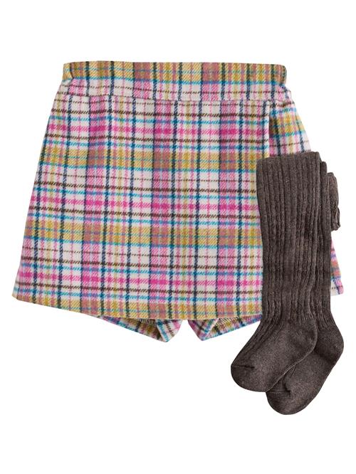 Next Nederdel  ecru / brun / sennep / pink