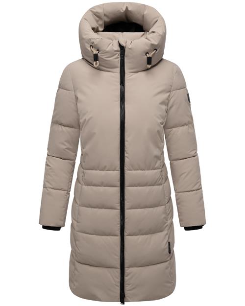 NAVAHOO Vinterfrakke 'Mondnebel XIV'  taupe