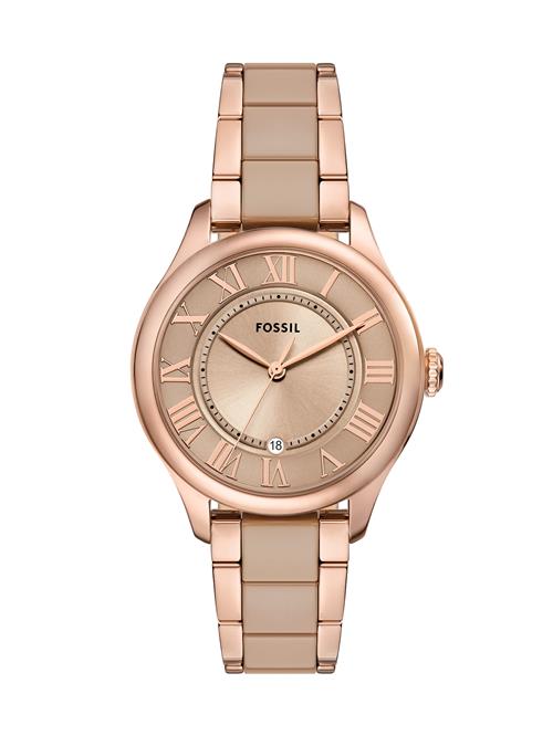 FOSSIL Analogt ur 'GILMORE'  rosa guld / sort