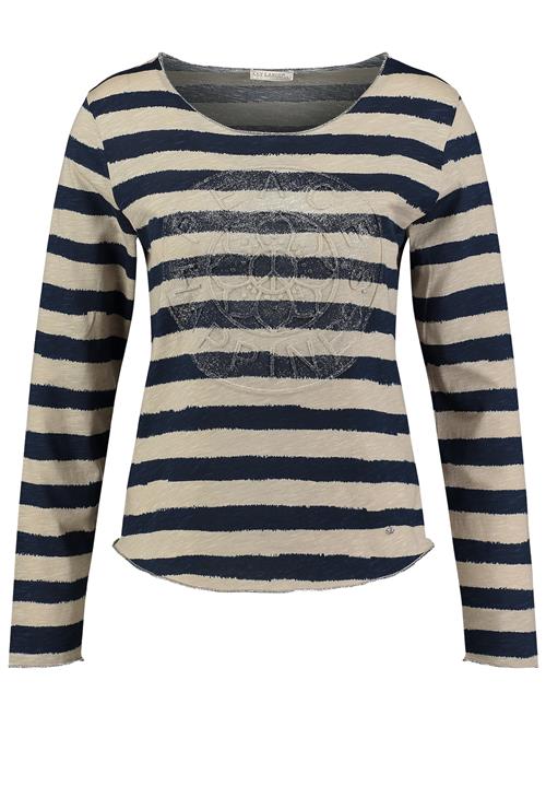 Key Largo Shirts 'Happiness'  beige / navy