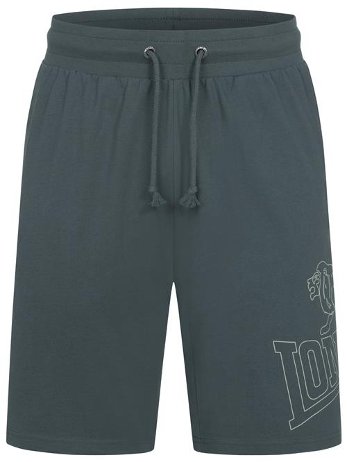 LONSDALE Bukser 'Chilley'  mørkegrøn / hvid