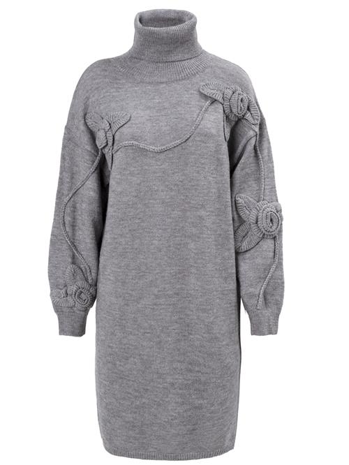 Influencer Kjole  grå