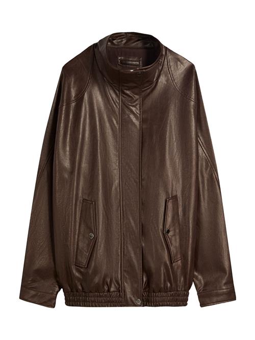 Bershka Overgangsjakke  mørkebrun