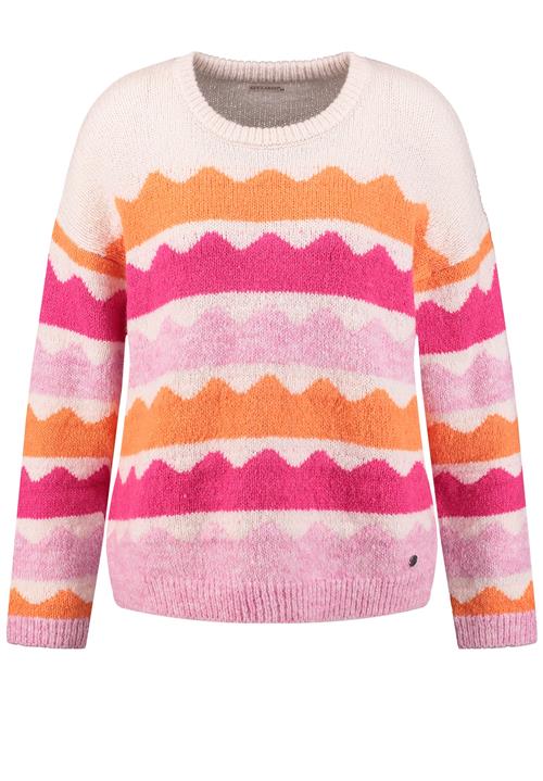 Key Largo Pullover 'Waves'  orange / lyserød / pastelpink