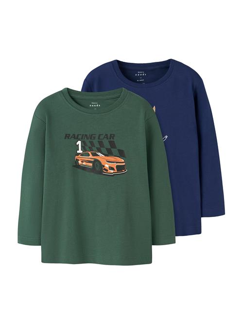 NAME IT Shirts 'NMMVAGNO'  mørkeblå / mørkegrøn / orange / sort