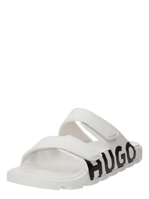 HUGO Pantoletter 'Evander'  sort / hvid