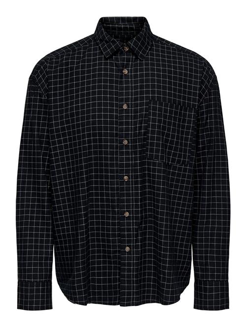 Only & Sons Skjorte  sort / hvid
