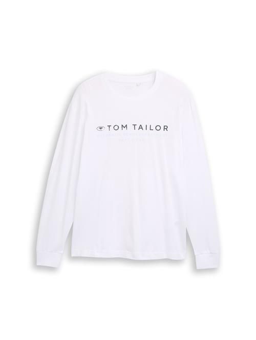 TOM TAILOR Bluser & t-shirts  sort / hvid