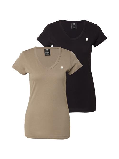 G-STAR Shirts  khaki / sort / hvid