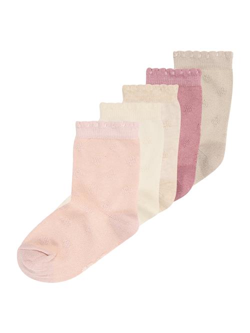 MINYMO Sokker  beige / creme / lysebeige / lyserød / magenta