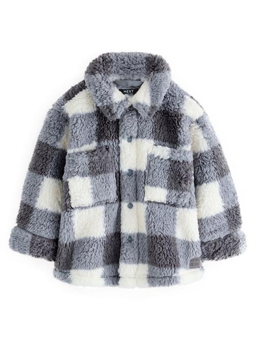 Next Fleecejakke  stone / lysegrå / hvid