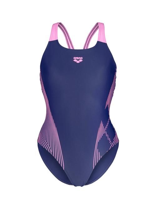 ARENA Badedragt 'Pro Back'  navy / lyserød