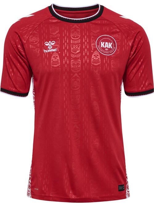 Hummel Fodboldtrøje  lys pink / rød / sort / hvid