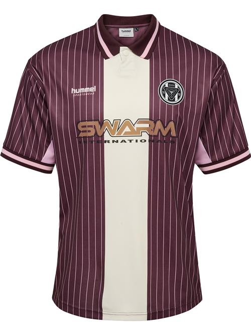 Hummel Funktionsskjorte  beige / lysebeige / vinrød / sort