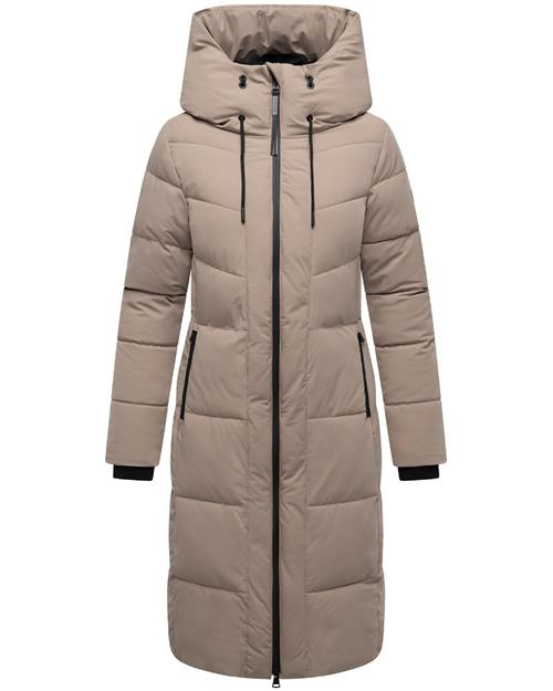 NAVAHOO Vinterfrakke 'Schokokuss XIV'  brun