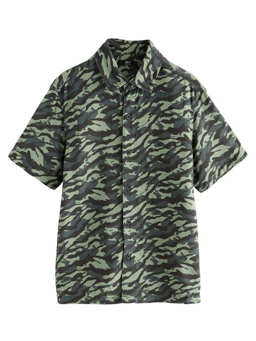 Next Skjorte  khaki / lysegrøn / mørkegrøn